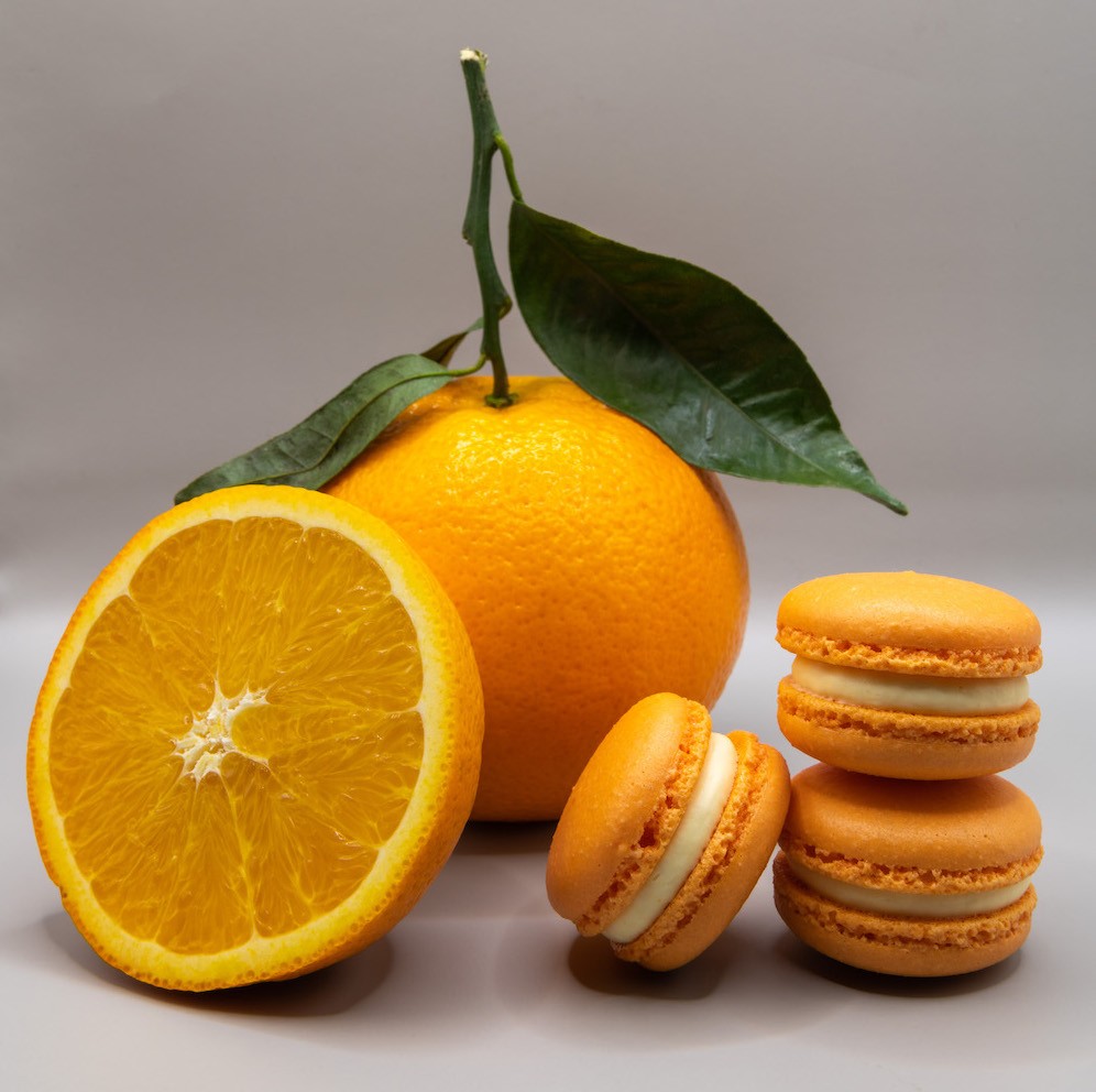 HYGO Foodtruck MAcaron Orange Dessert